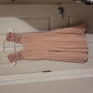 Pink Lace Dress
